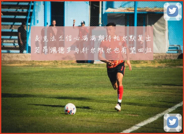 麦克法兰信心满满期待帕尔默复出若昂佩德罗与科尔维尔也有望回归